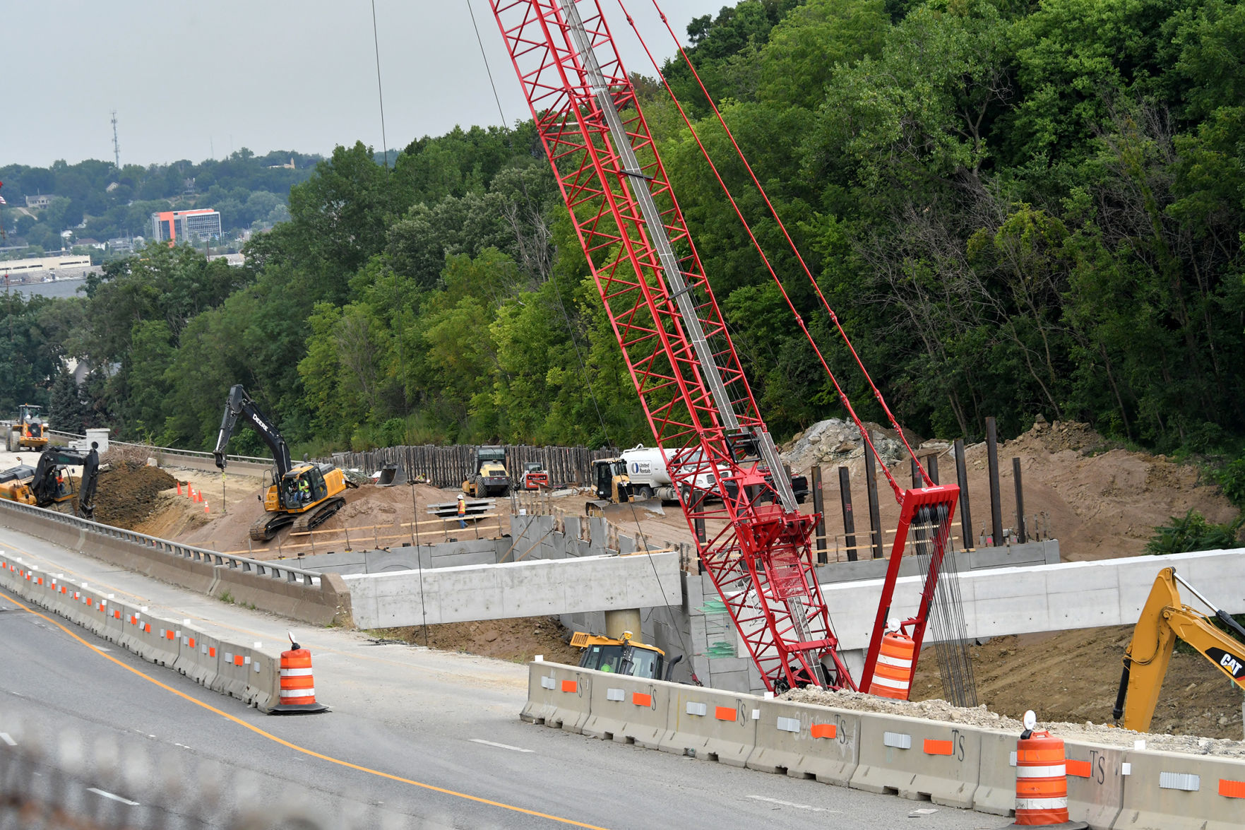 Interstate 74 Bridge Construction Update.